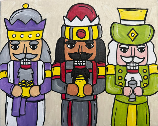 Three wise men nutcrackers Art Kit