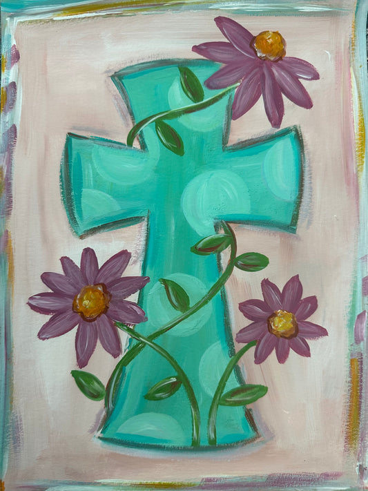 Floral Cross