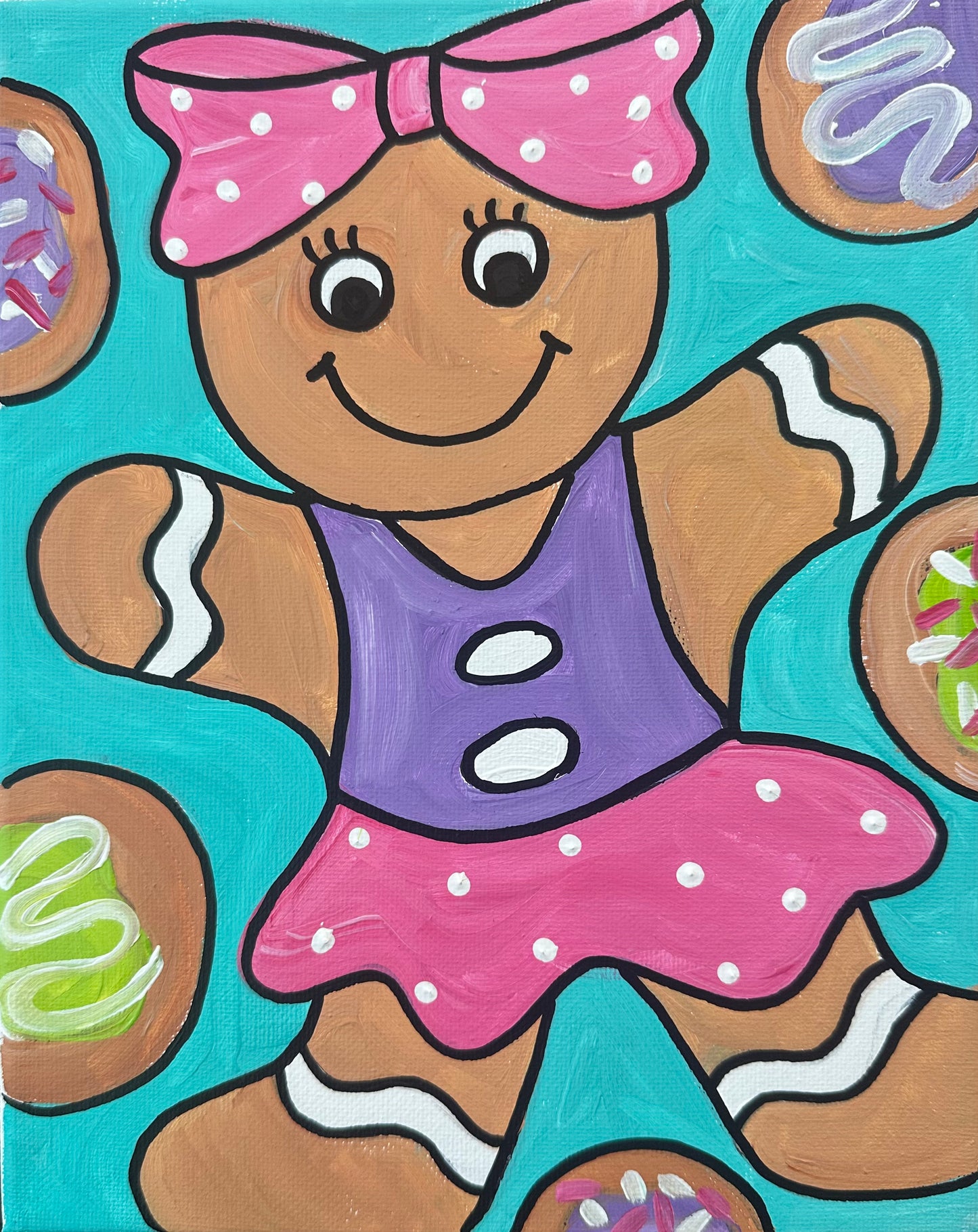 Girl Gingerbread Art Kit