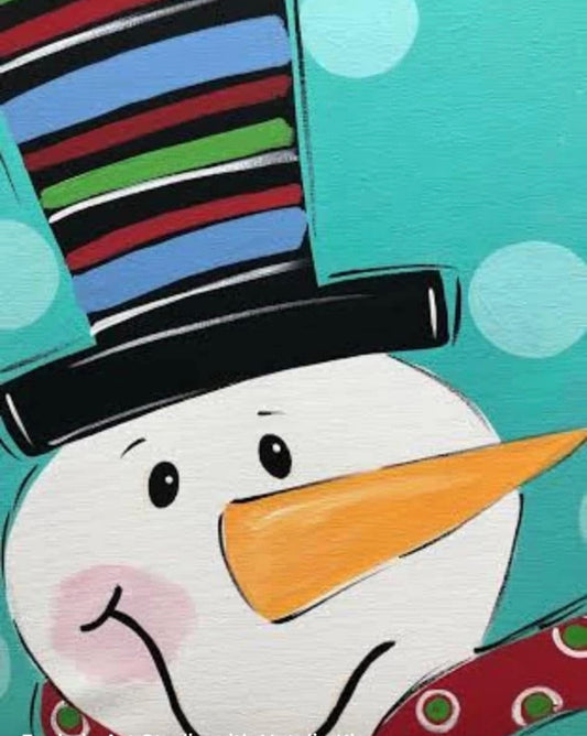 Sweet snowman Art Kit