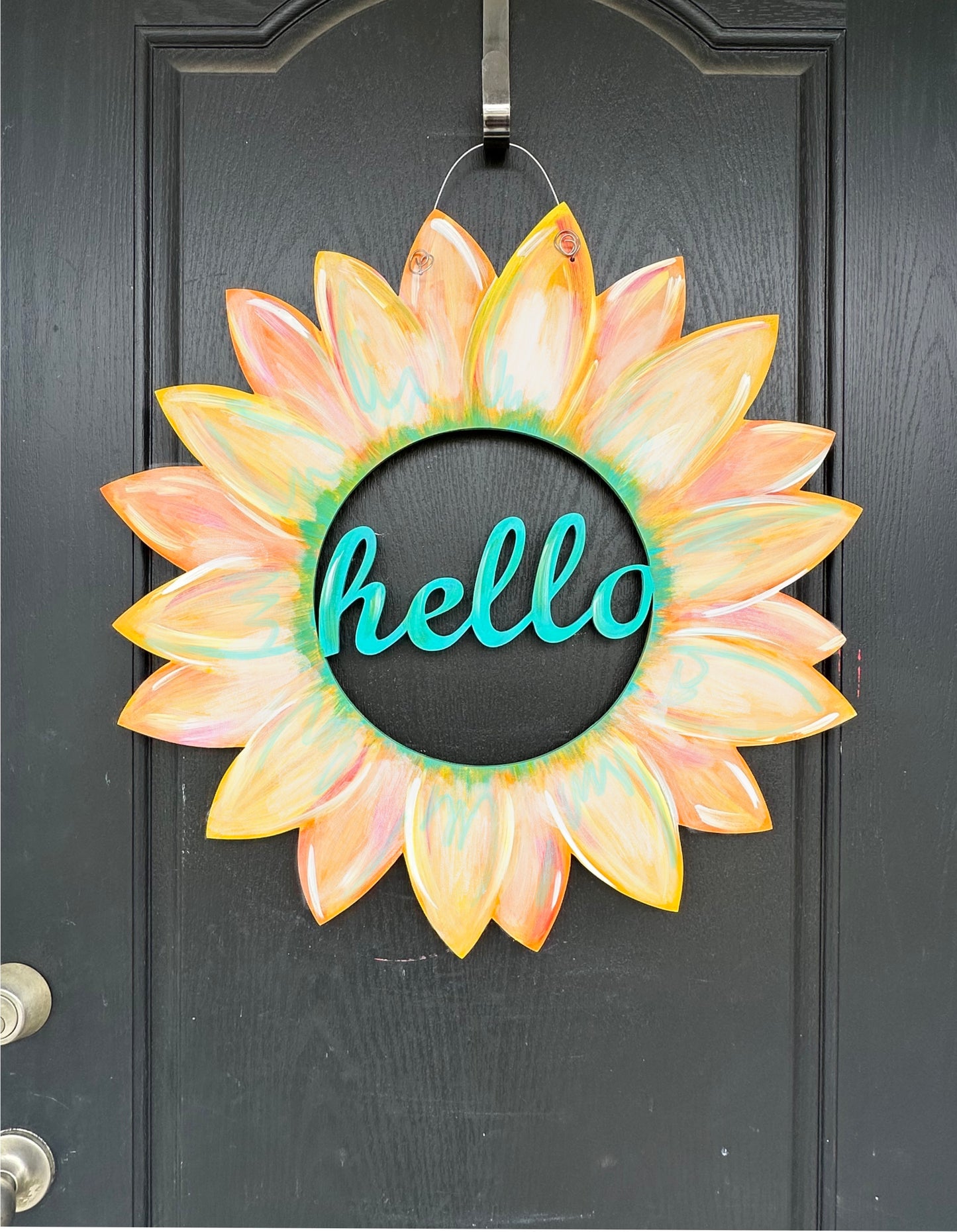 Flower door hanger