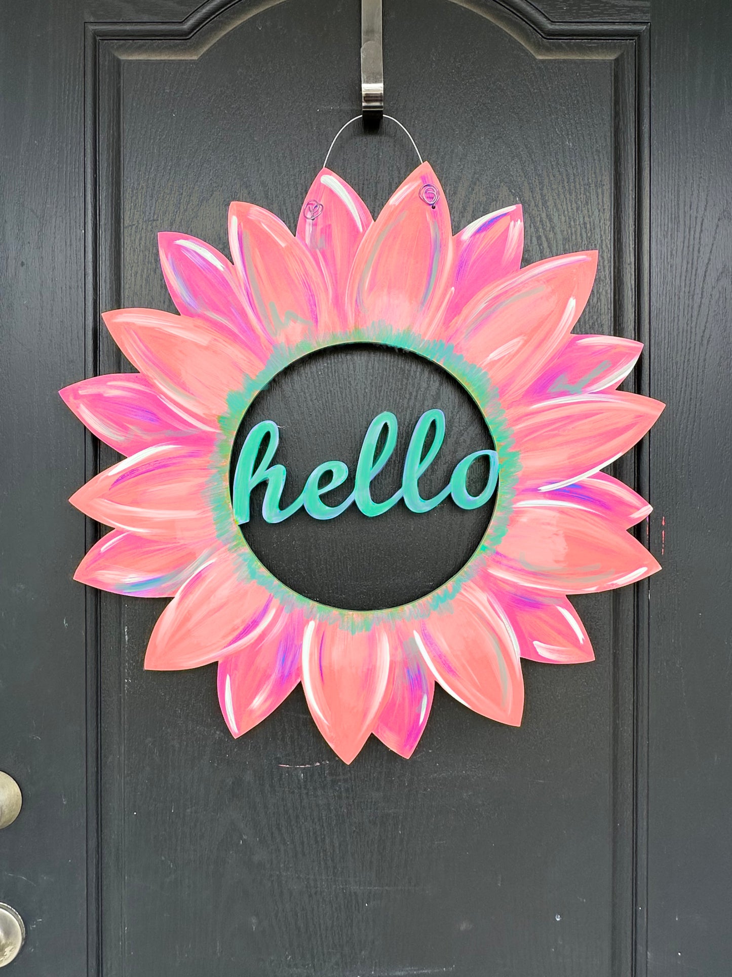 Flower door hanger