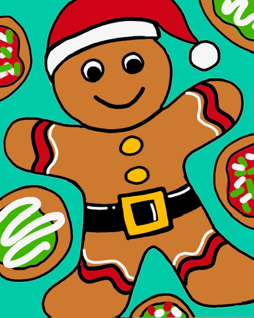 Santa Gingerbread Art Kit